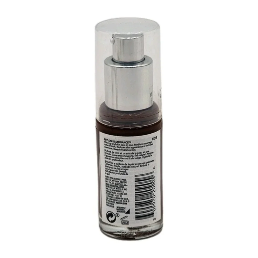 Revlon Illuminance Skin Caring Liquid Foundation Makeup Sienna 609 New Sealed